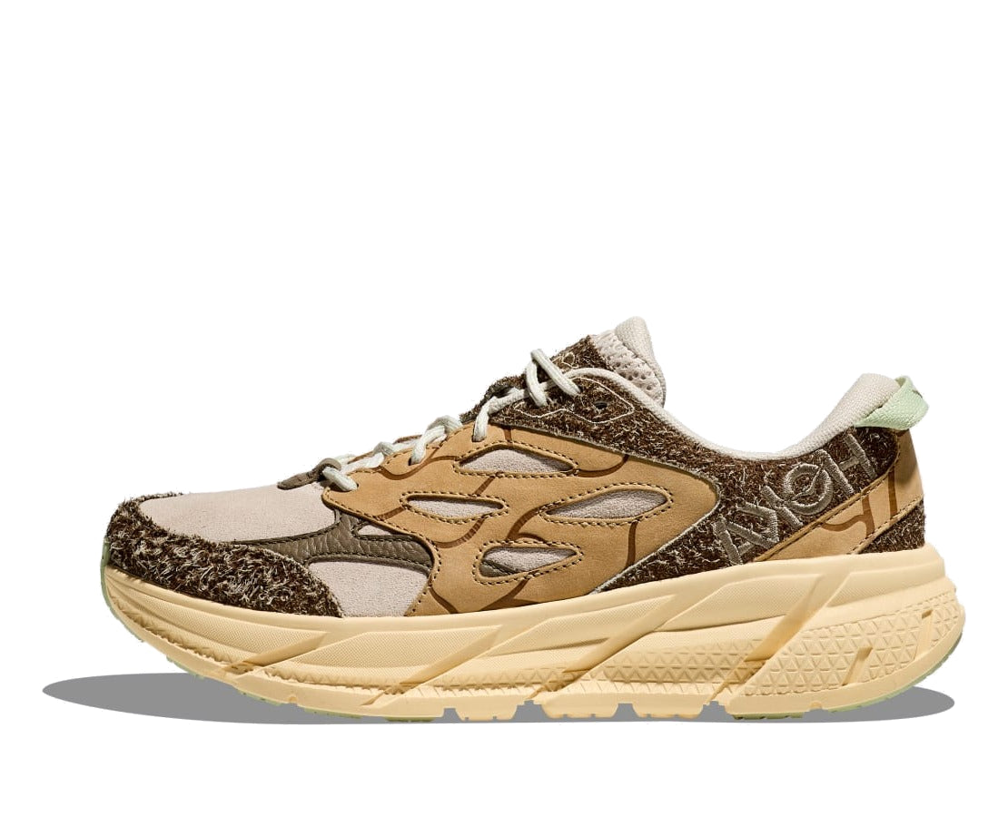 HOKA ONE ONE Clifton L Suede 'Oat Milk Pollen' 1150910-OLL