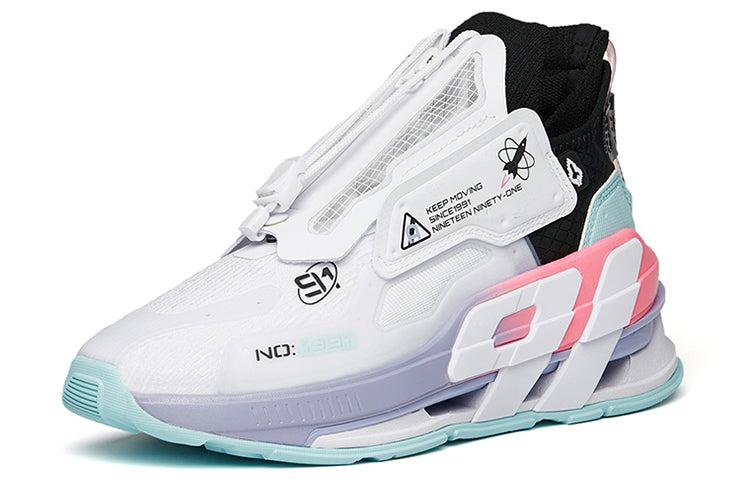 (WMNS) ANTA AT91 'White Black Purple' 122148851-3