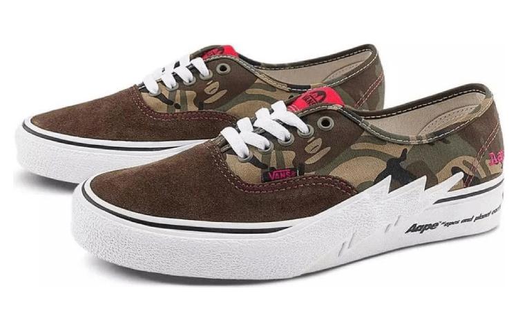 Vans Authentic x Aape 'Bolt Green Camo' VN000BWCCMA