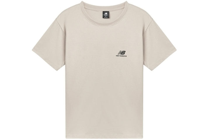 New Balance Graphic Print Tee 'Beige Blue' AMT12343-GOK