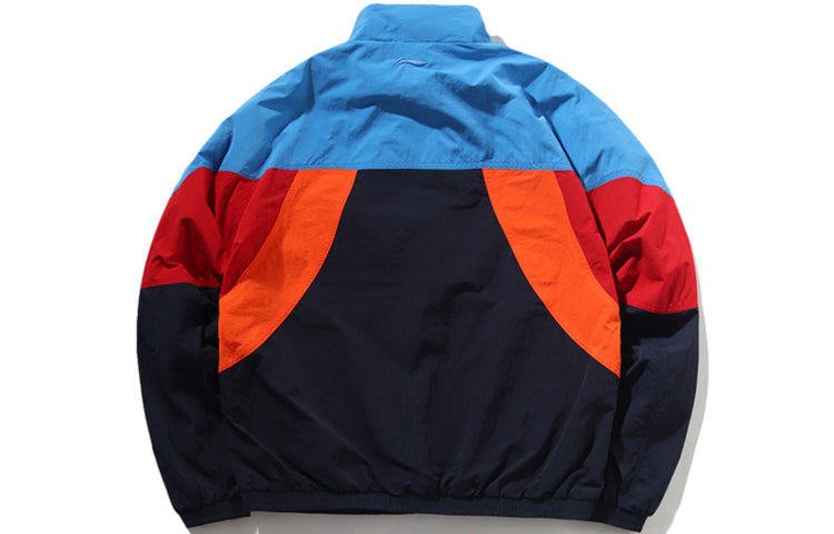 Li-Ning CF Series x Chenpeng Crossover New York Fashion Week Splash Ink Jacket Couple Style Jackets 'Blue' AFDP641-2
