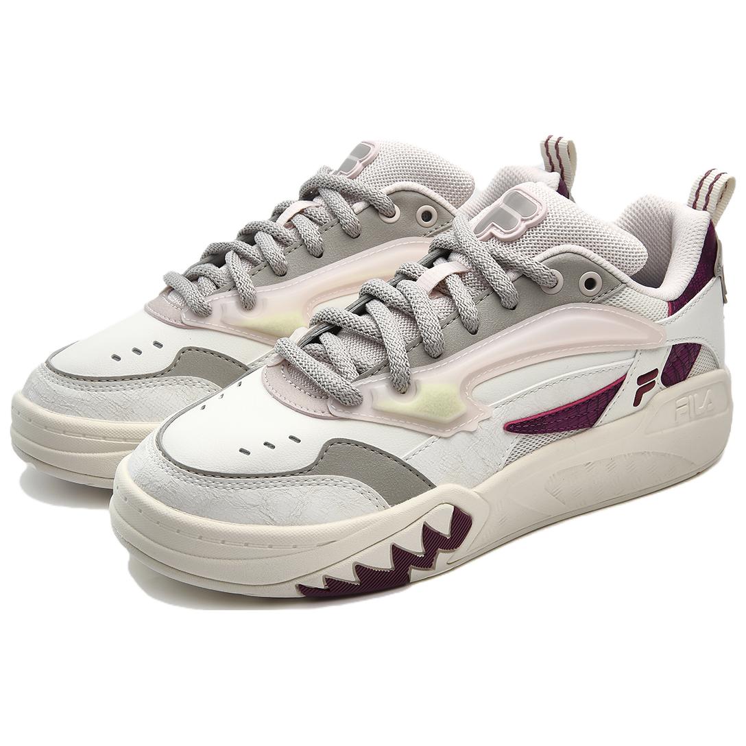 FILA FUSION Desperado Low Top Skate Shoes 'White Grey Red' T12W333203FSD