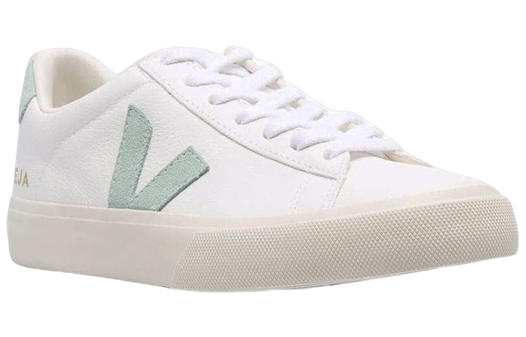 (WMNS) Veja Campo Chromefree Lace-Up Sneakers 'White Matcha' CP0502485