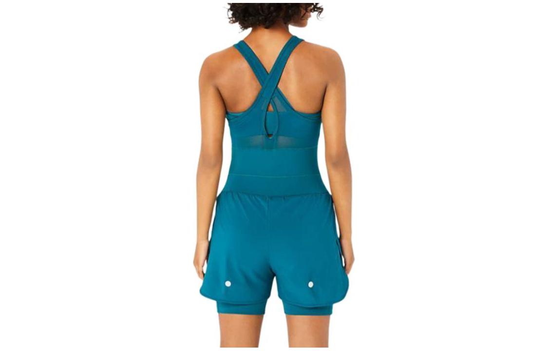 (WMNS) ASICS Nagino Run Unitard 'Rich Teal' 2012C982-300