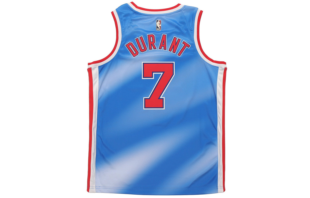 Men's Nike Dri-FIT Retro 19-20 Season Brooklyn Nets Durant No. 7 Blue Jersey CQ4253-402