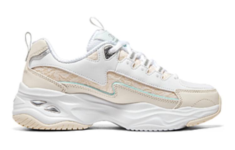 (WMNS) Skechers D'lites 4.0 'White Cream' 896147-MULT