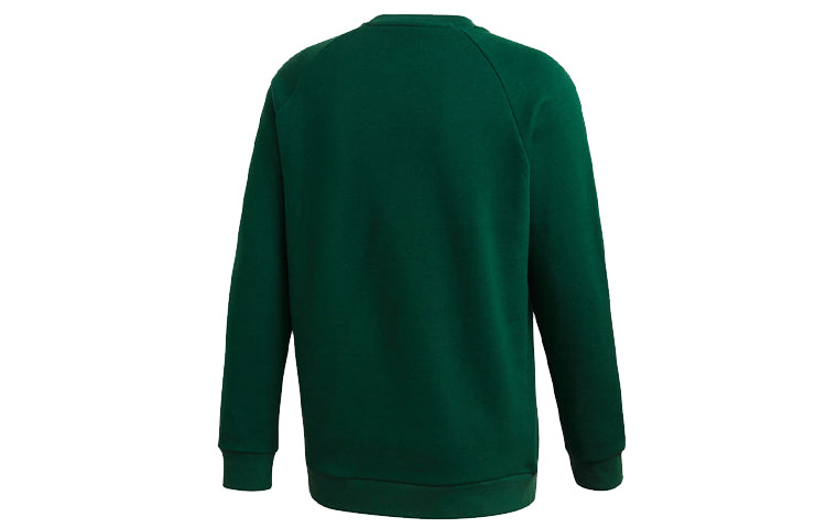 adidas originals Trefoil Crew Casual Sports Round Neck Pullover Green GJ8296