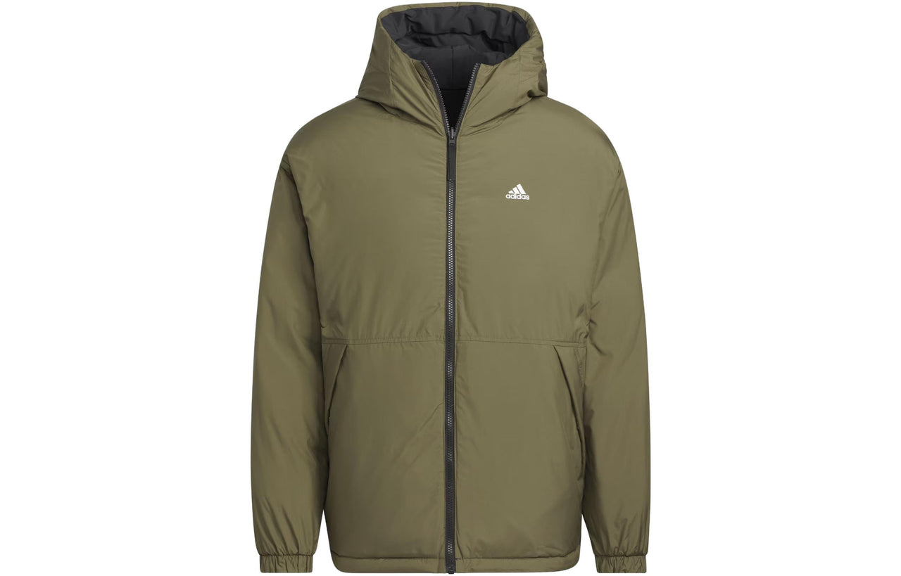 adidas Reversible Down Jacket 'Black Green' IV7569