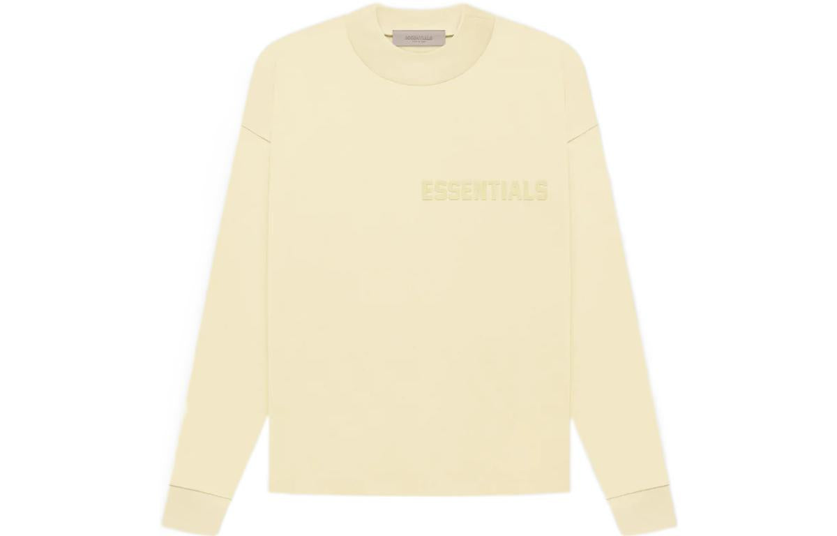 Fear of God Essentials FW22 Long Sleeve Tee 'Canary' FOG-FW22-551