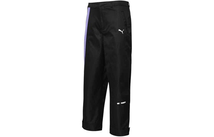 PUMA X Roaringwind Oversized Pants 'Black Purple Yellow' 532592-01