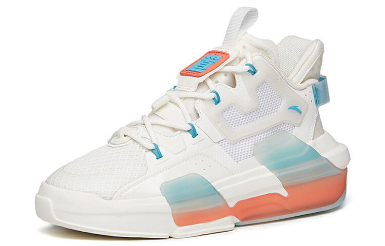 (WMNS) ANTA Badao Low 'White Orange Blue' 122138081-1