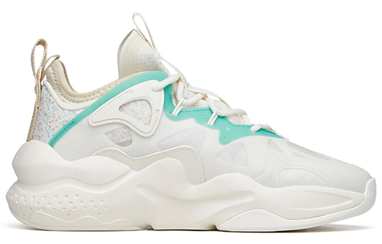 (WMNS) ANTA Badao 'White Green Yellow' 122228080-1