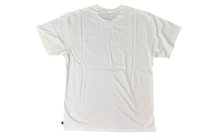 Nike SB Flowers Logo Skateboard Short Sleeve White CU0311-100