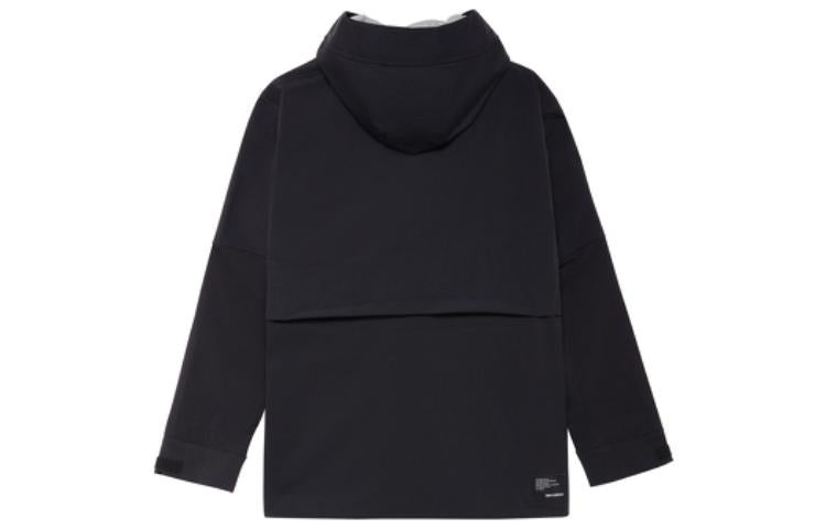 New Balance Hooded Mid Down Jacket 'Black' AMJ23315-BK