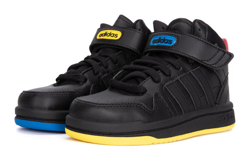 (GS) adidas Postmove Mid Shoes 'Black Yellow Blue' HQ4241