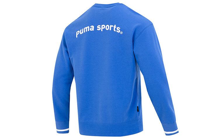 PUMA Team Crew Tr Logo Sweater 'Blue' 620614-92
