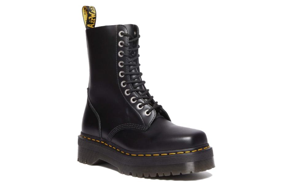 (WMNS) Dr. Martens 1490 Quad Leather Boots 'Black' 31147001