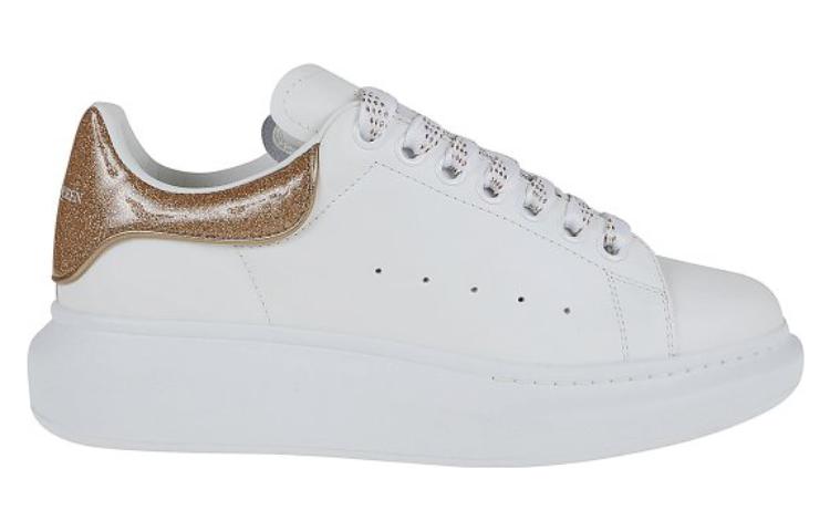 (WMNS) Alexander McQueen Oversize Sole Shoes 'White Gold' 718239WICGJ9053