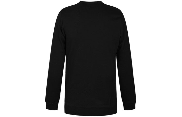 adidas M C90 Brd Letter Print Sports Crew Neck Sweatshirt Black EI5617