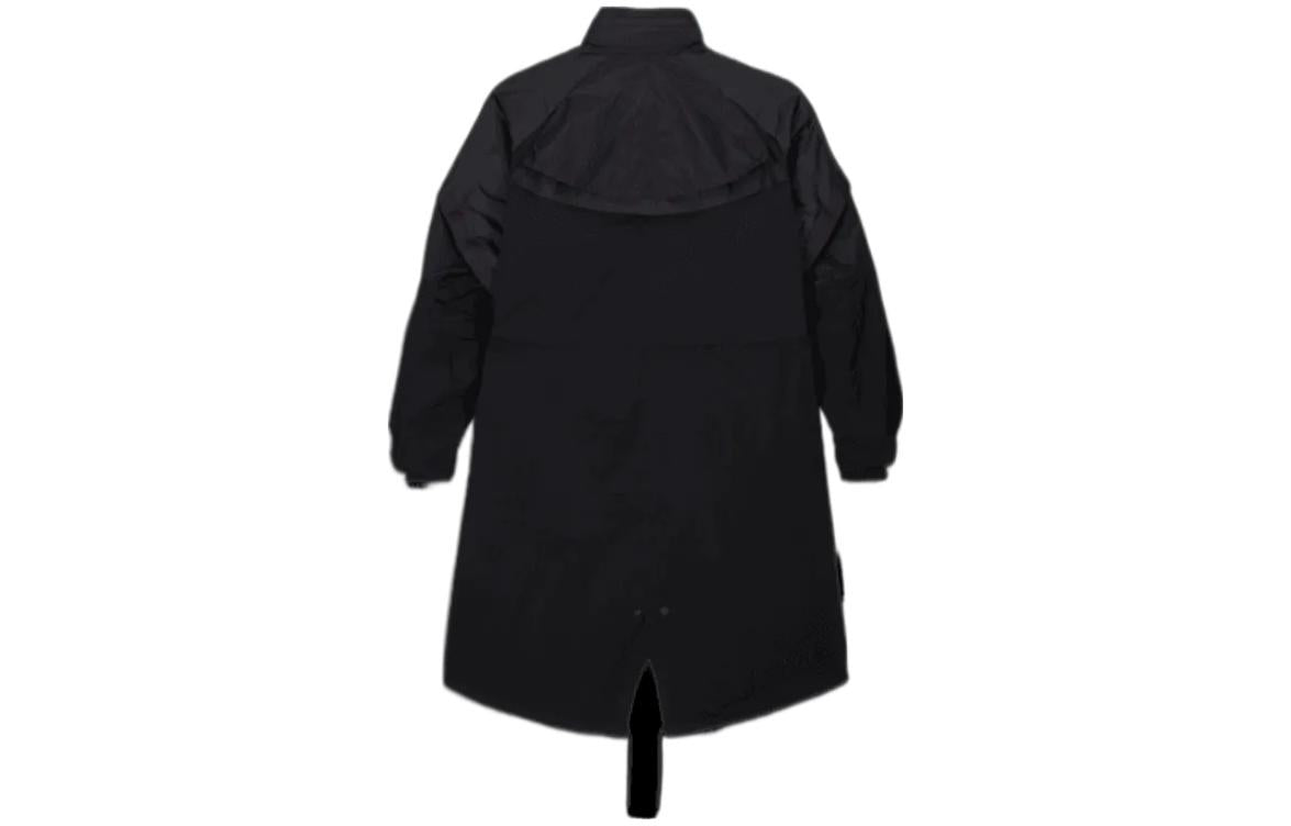Nike x sacai Funnel-Neck Oversized Shell Trench Coat Asia Sizing 'Black' DQ9028-010