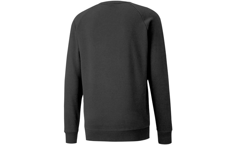 PUMA Casual Sports Breathable Alphabet Printing Round Neck Pullover Black 844126-01