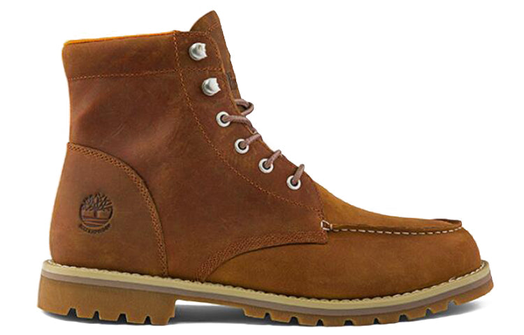 Timberland Redwood Falls Waterproof Moc-Toe Wide-Fit Boots 'Rust Nubuck' A2EDR