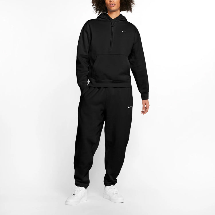 Men's Nike Logo Pattern Loose Sports Pants/Trousers/Joggers Black CW5460-010