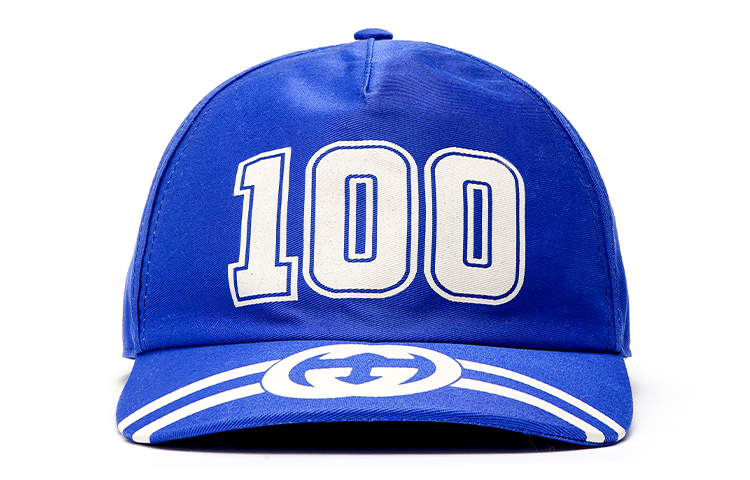 Gucci 100 Baseball Velcro Strap Cap 'Blue' 6730814HAKR4368