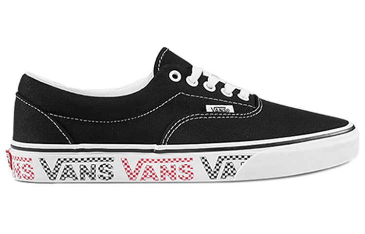 Vans The Era Checker Logo Black VN0A38FRWQ0