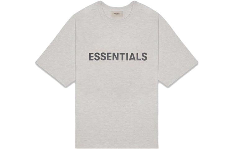 Fear of God Essentials FW20 Logo Tee 'Heather Oatmeal' 0125250500229260