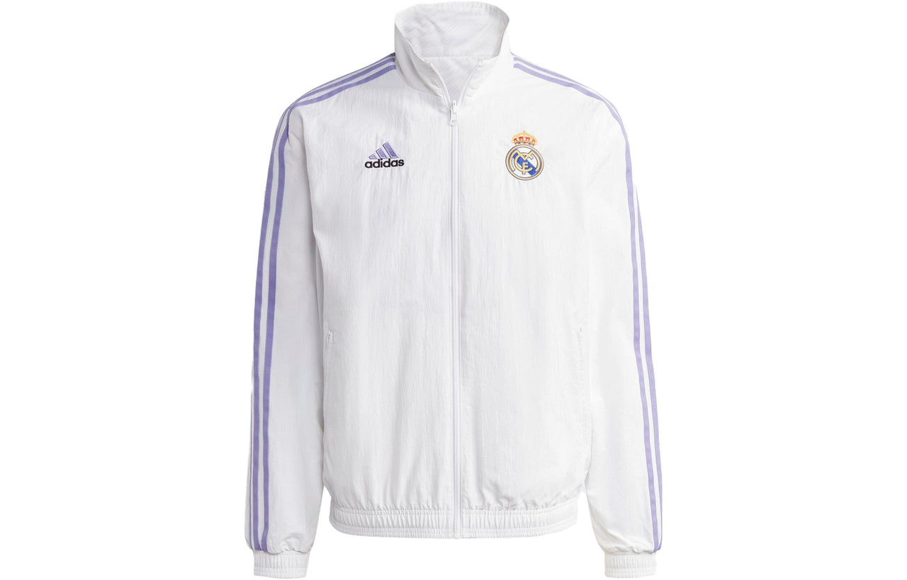 adidas Real Madrid Anthem Reversible Jacket 'White' HT6458