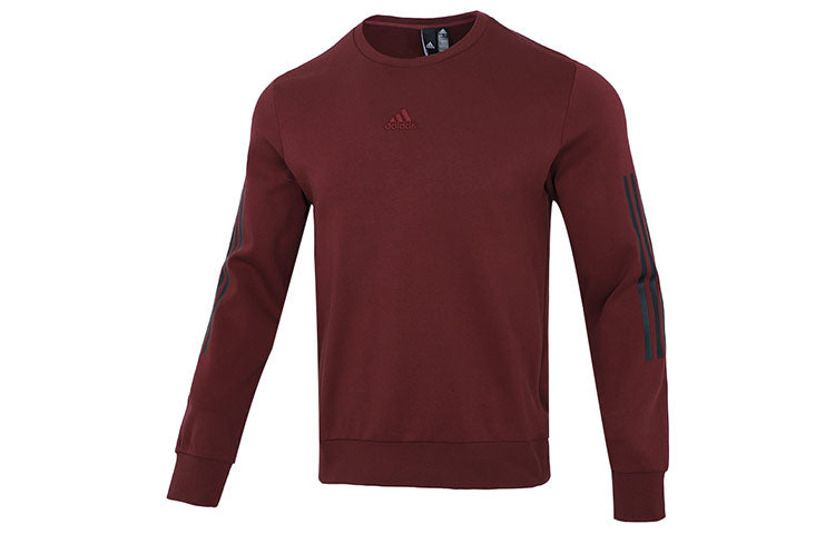 Men's adidas Cny Gfx Crew2 Pullover Sports Dark Red HC0265