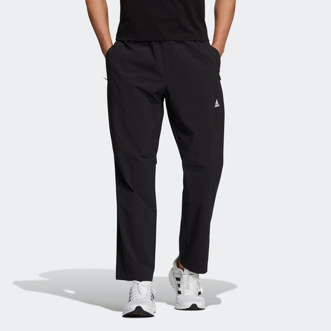 adidas Fi Wv Entry Pnt Casual Breathable Sports Long Pants Black H40216