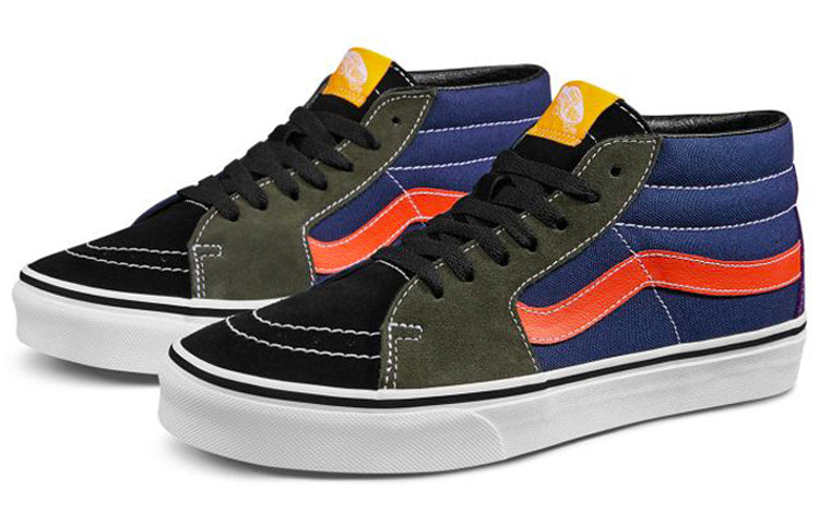 Vans MIX MATCH SK8MID 'Black Red Blue' VN0A3WM3TBZ