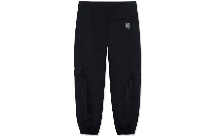 Li-Ning BadFive Changan Boy Loose Fit Cargo Pants 'Black' AKXR619-1