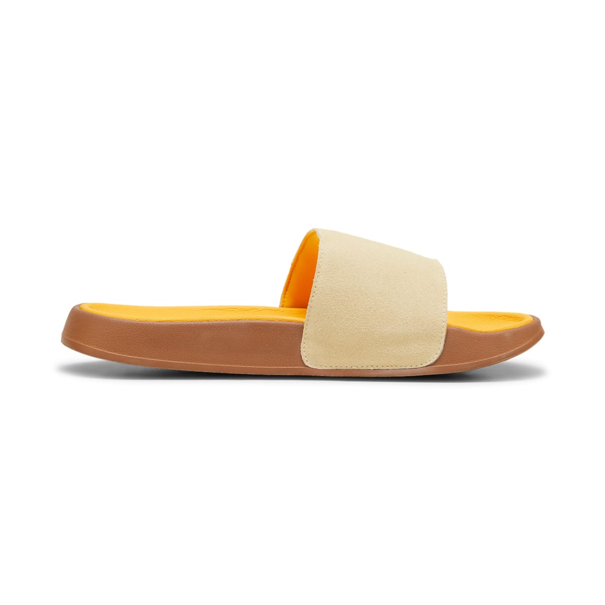 PUMA Leadcat 2.0 Palermo Foil Slides 'Creamy Vanilla Puma Gold Tangerine-Gum' 399041-01
