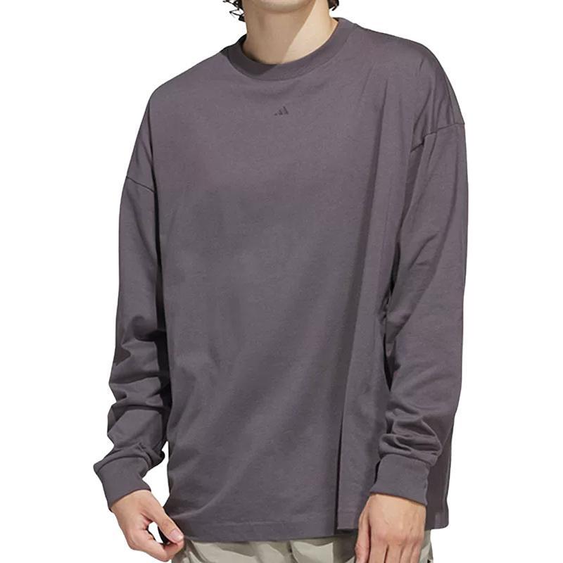 adidas Basketball Long Sleeves T-Shirt 'Purple' JC7835