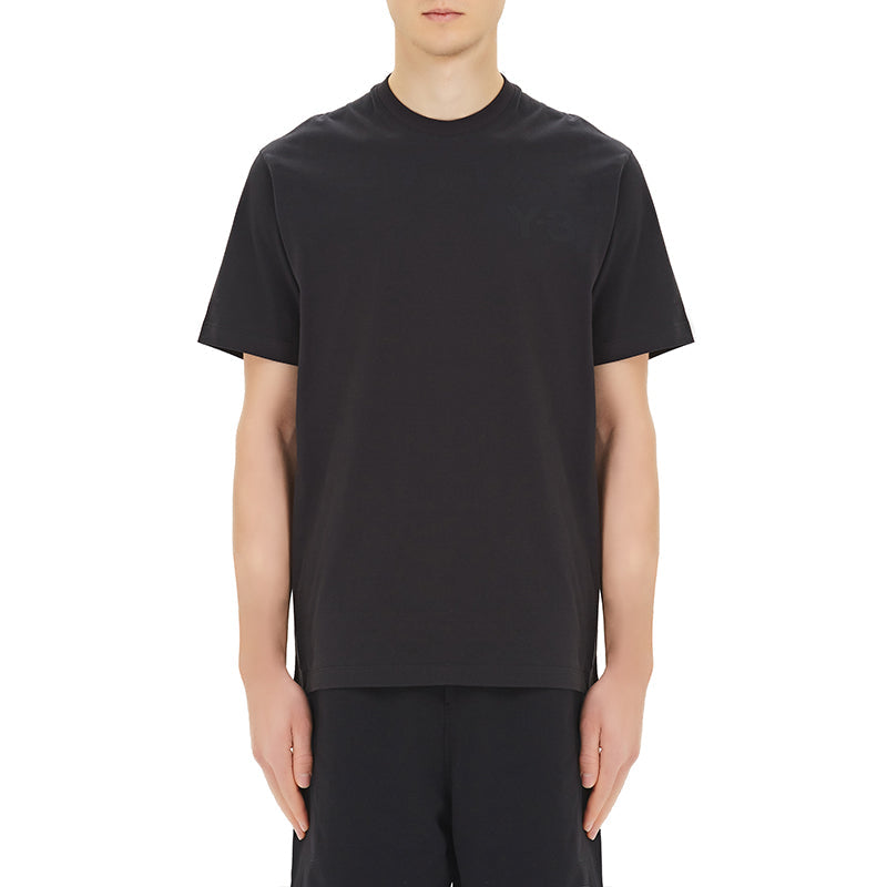 Men's Y-3 Solid Color Casual Short Sleeve Black FN3358