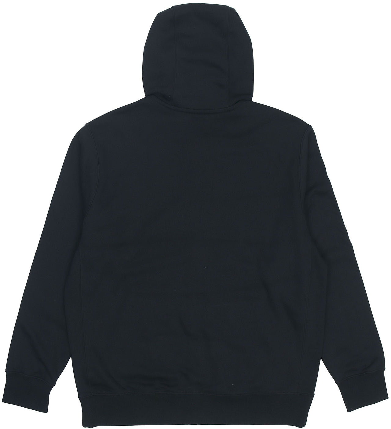 Nike Sportswear Club Fleece Embroidered Logo Solid Color hooded Zipper Black BV2646-010