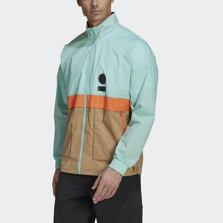 adidas Ub Wb Astro Sports Stylish Windproof Stand Collar Jacket Colorblock GU1758