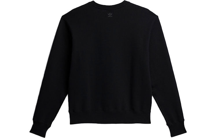 adidas originals x Fei Dong Pw Bas Crew Sports Ribbed Round Neck Pullover Unisex Black GT4329