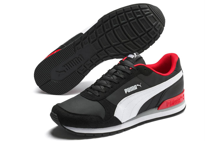 PUMA ST Runner V2 Black/White/Red 365278-27