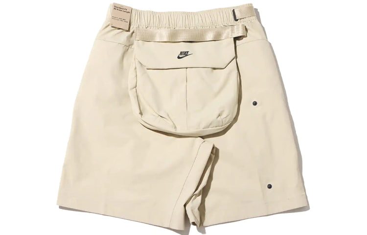 Men's Nike Solid Color Brand Logo Cargo Casual Shorts Brown DM5593-206
