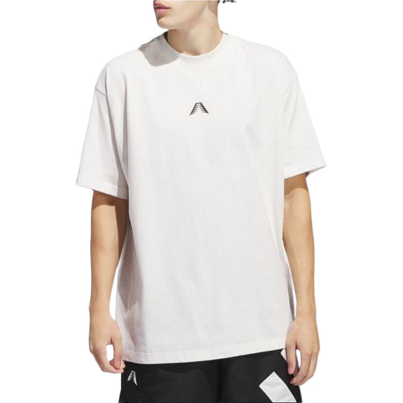 adidas Basketball AE Foundation T-shirt Asia Sizing 'White' IU2810
