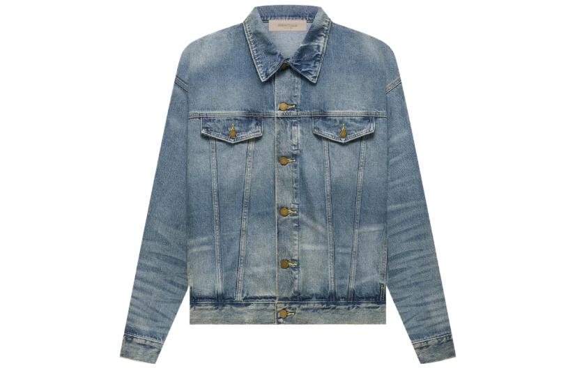 Fear of God Essentials FW22 Denim Trucker Jacket 'Indigo' FOG-FW22-005
