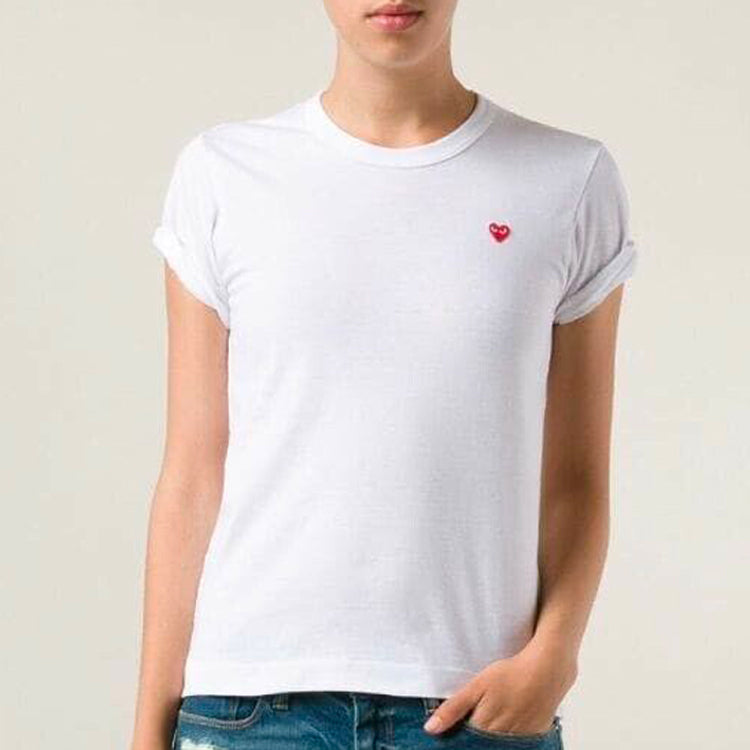 (WMNS) COMME des GARCONS PLAY Mini Logo Tee 'White' AZ-T199-051-2