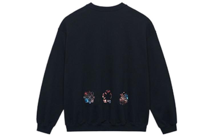 Li-Ning BadFive Changan Boy Graphic Sweatshirt 'Black' AWDSI47-2