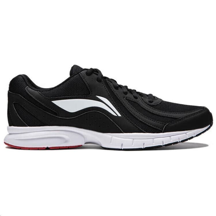 Li-Ning Running Shoes 'Black White' ARSU109-2