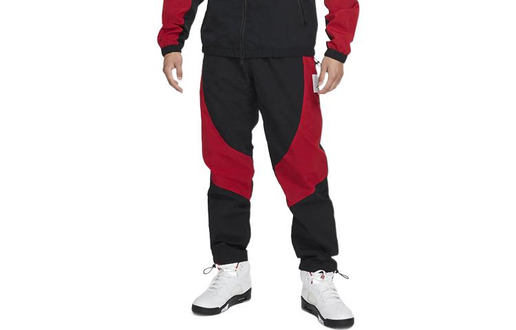 Men's Jordan Woven Lacing Sports Pants/Trousers/Joggers Black CV3175-010