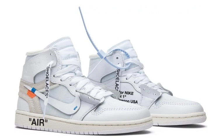 (GS) Air Jordan 1 x Off-White Retro High OG 'White' 2018 AQ8296-100